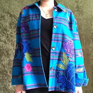 Chico’s Design Fun bright Jacket